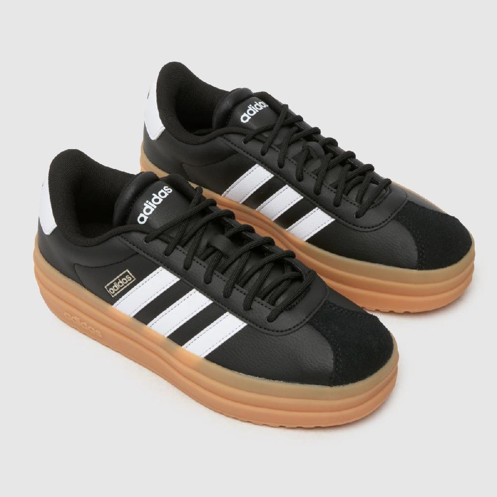 Schuh Adidas VL Court Bold In Black & White