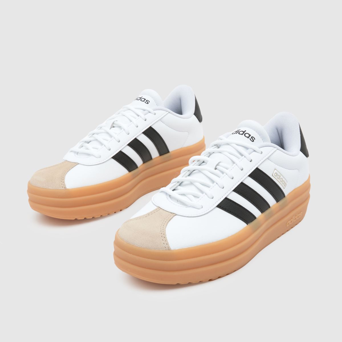 Schuh Adidas VL Court Bold In White & Black