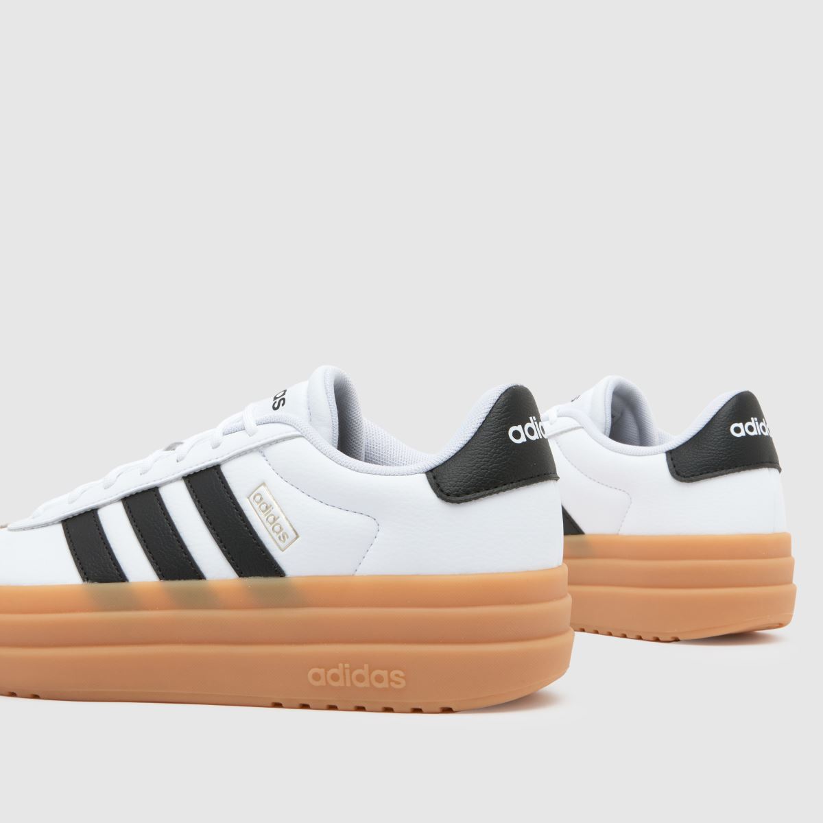 Schuh Adidas VL Court Bold In White & Black
