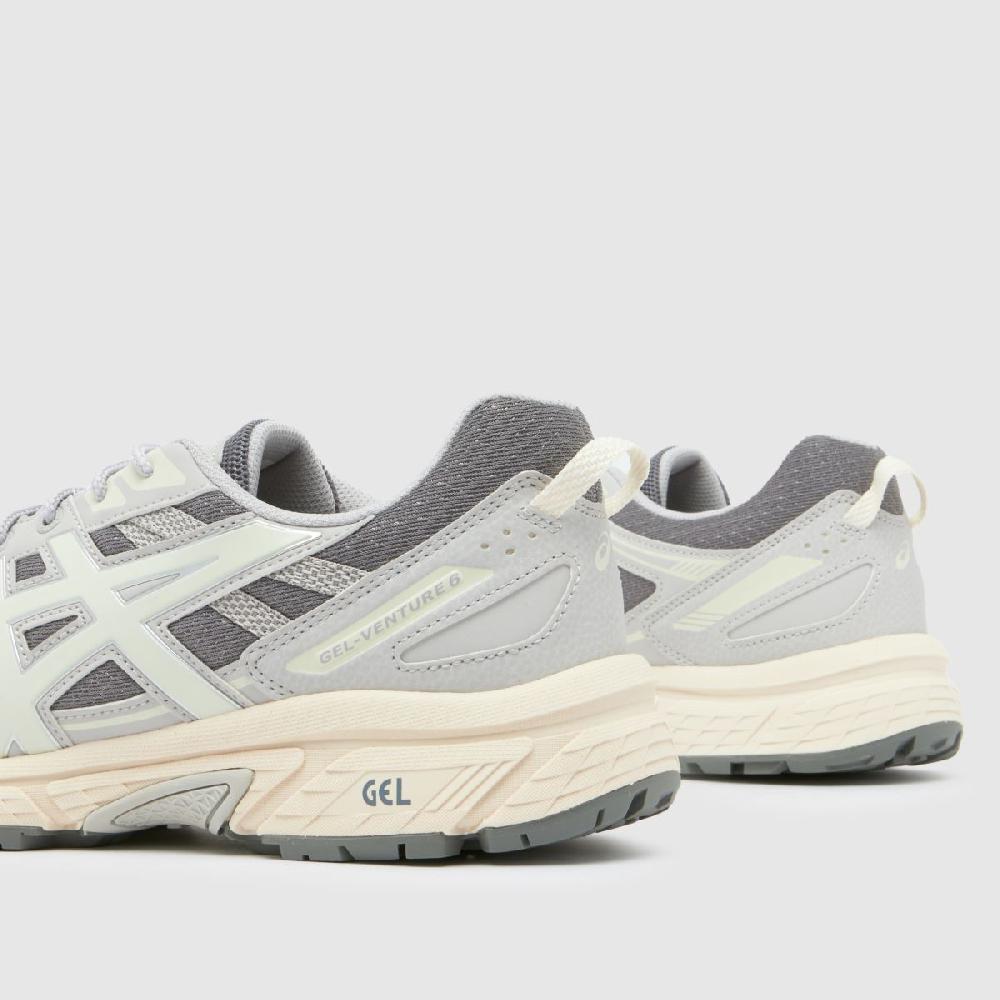 Schuh ASICS GEL-Venture 6 In White & Grey