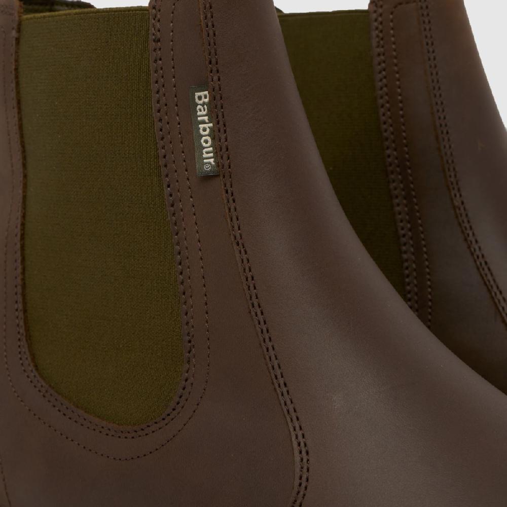 Schuh Barbour Hale Chelsea In Dark Brown