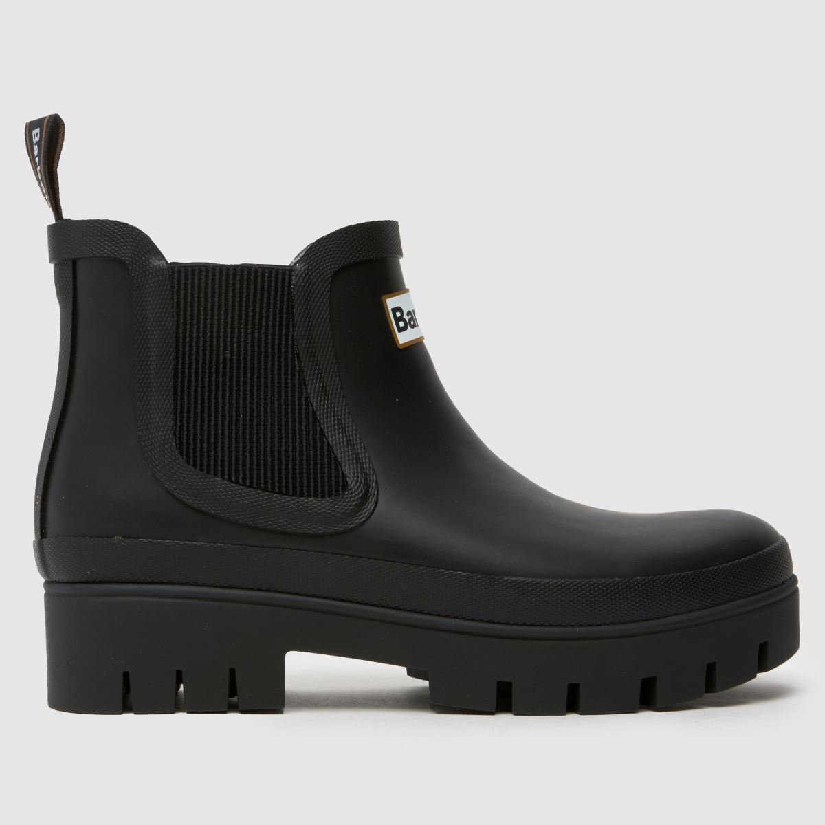 schuh Barbour Halton Wellington in Black