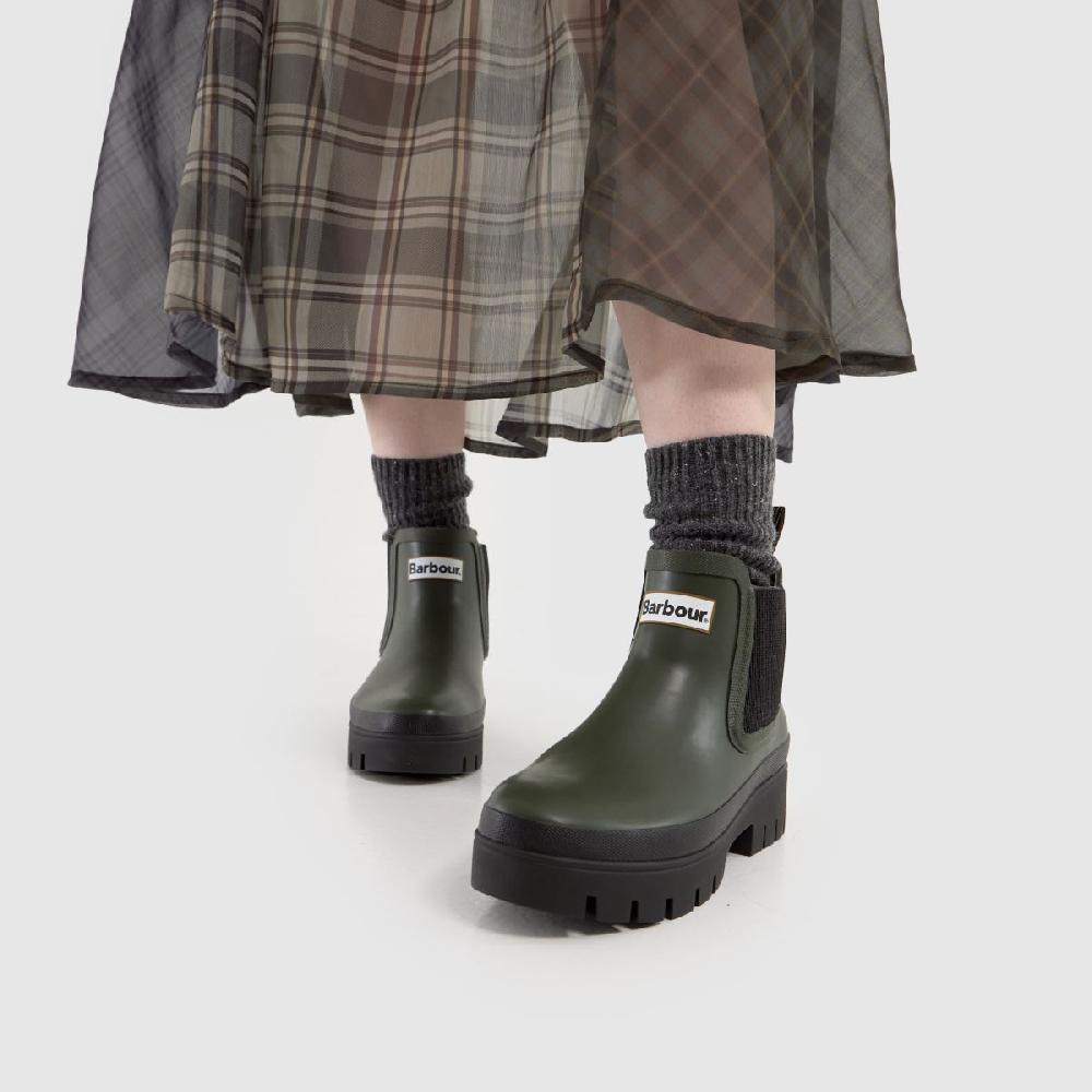 Schuh Barbour Halton Wellington In Green
