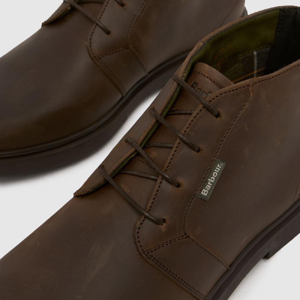 Schuh Barbour Meays Chukka In Dark Brown
