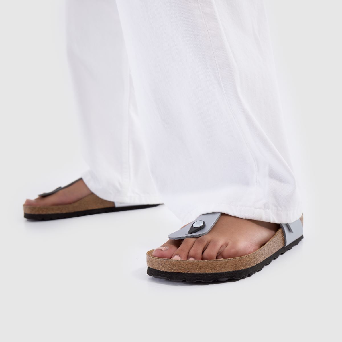 Schuh BIRKENSTOCK Gizeh In Silver