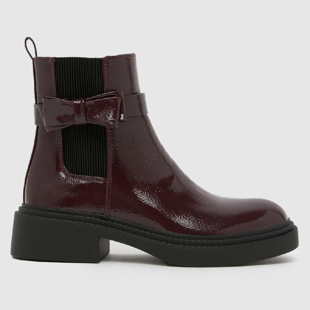 schuh schuh Cait Bow Chelsea Girls Youth in Burgundy