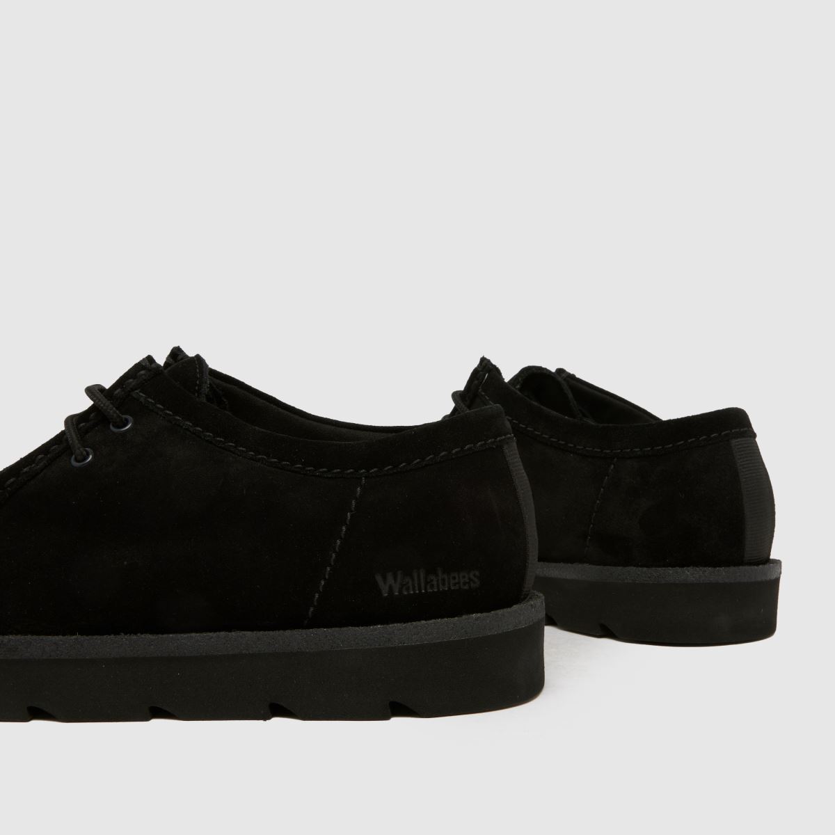 Schuh Clarks Originals Meare Wallabee In Black