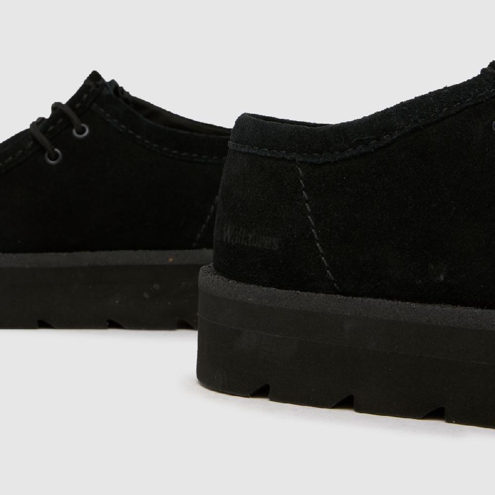 Schuh Clarks Originals Meare Wallabee In Black