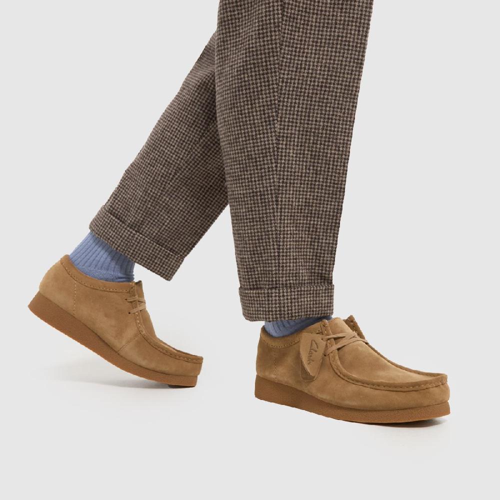 Schuh Clarks Wallabee Evo In Taupe