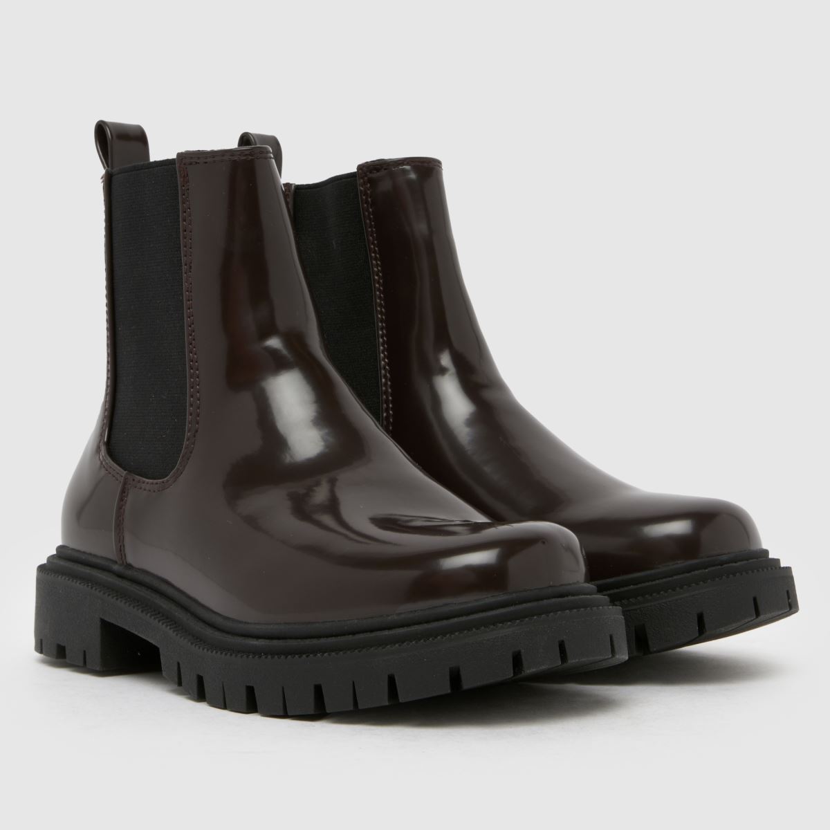 Schuh Schuh Click Chunky Chelsea Girls Junior In Brown