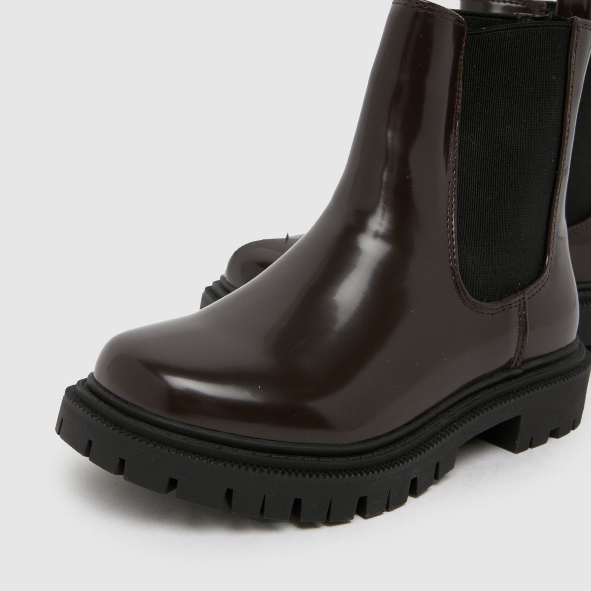 Schuh Schuh Click Chunky Chelsea Girls Junior In Brown