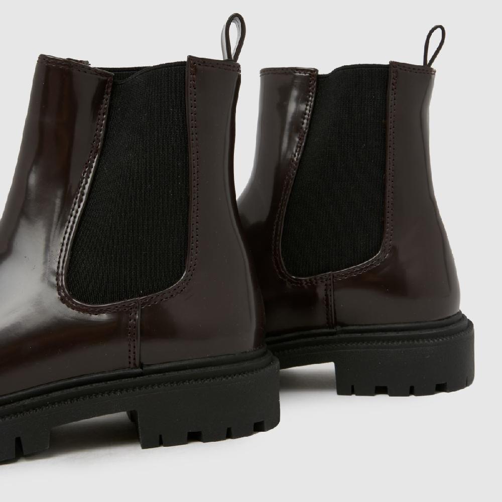 Schuh Schuh Click Chunky Chelsea Girls Junior In Brown