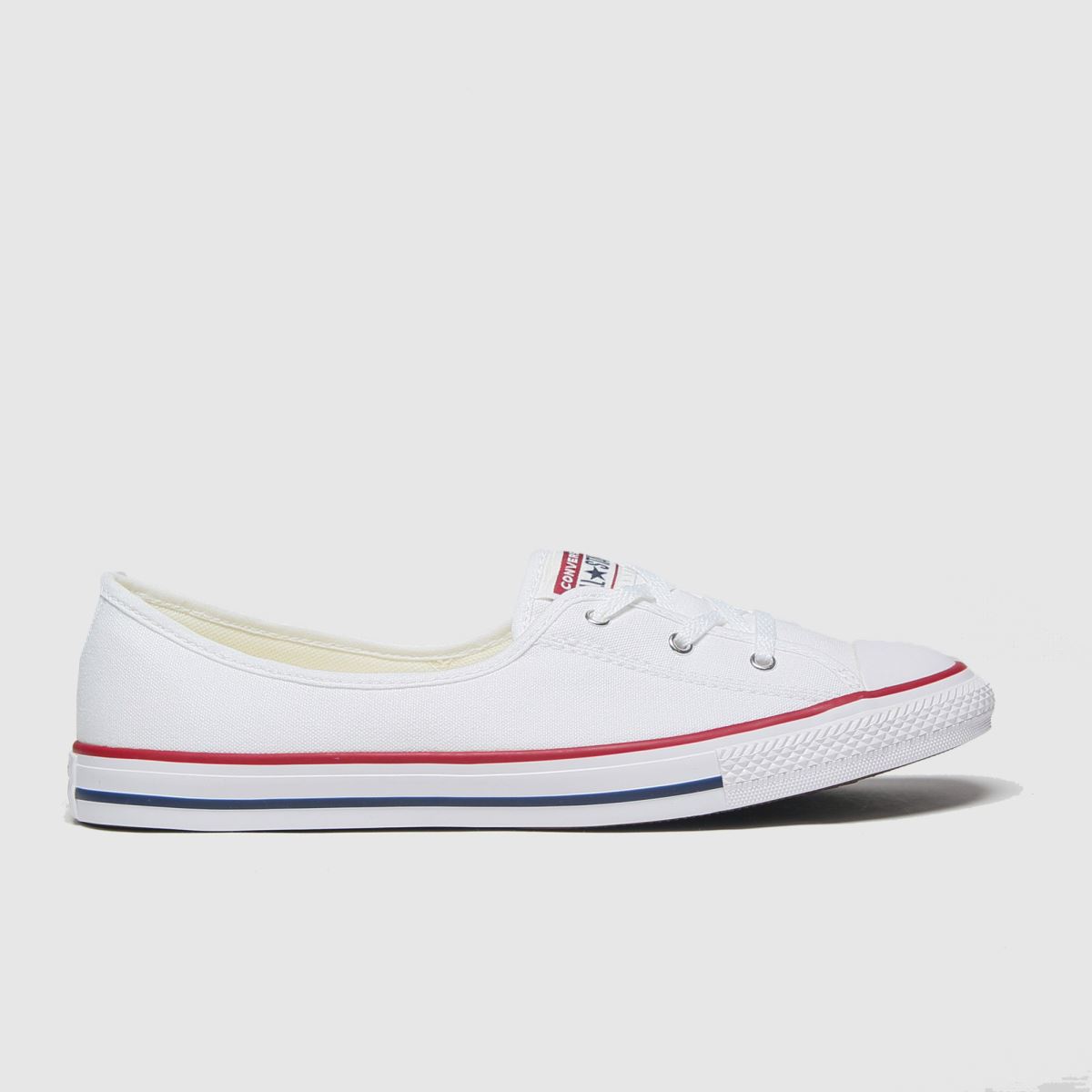 schuh Converse All Star Ballet Lace Slip in White