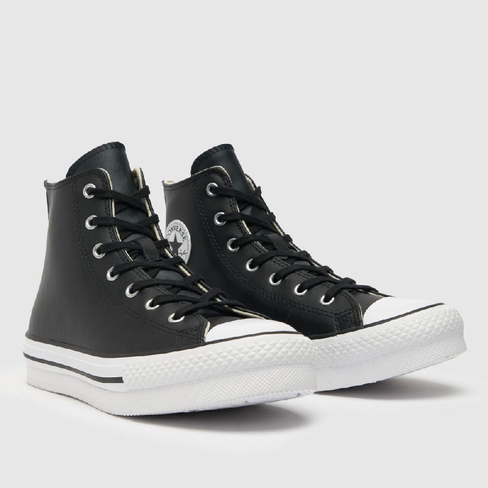 Schuh Converse All Star EVA Lift Hi Youth In Black