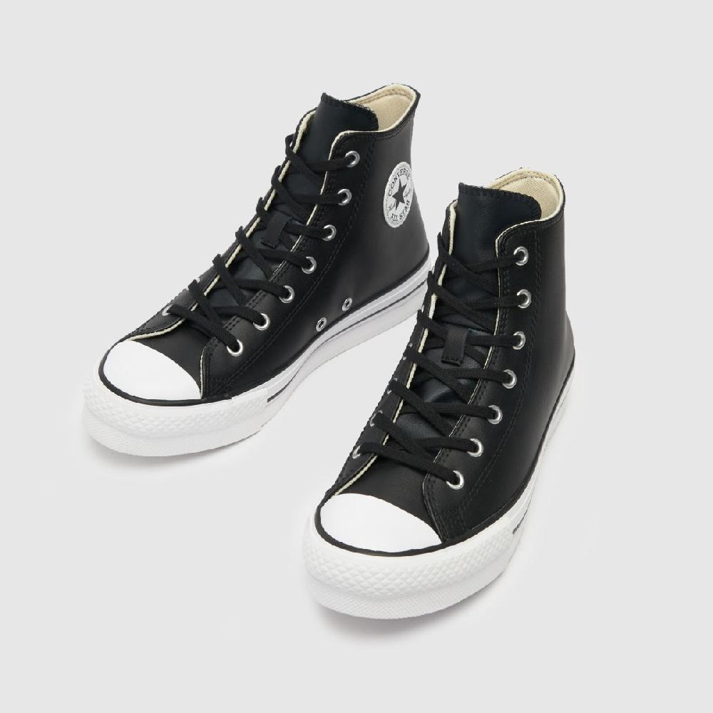 Schuh Converse All Star EVA Lift Hi Youth In Black