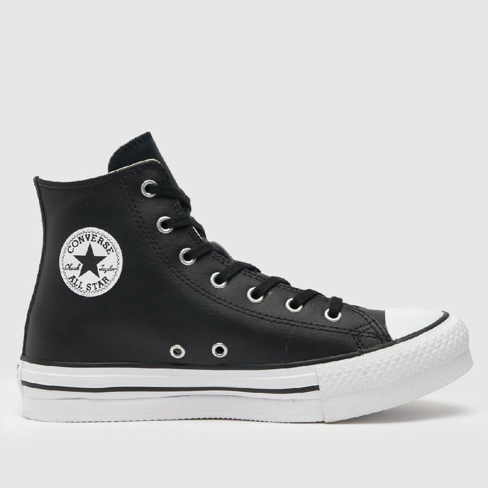 schuh Converse All Star EVA Lift Hi Youth in Black