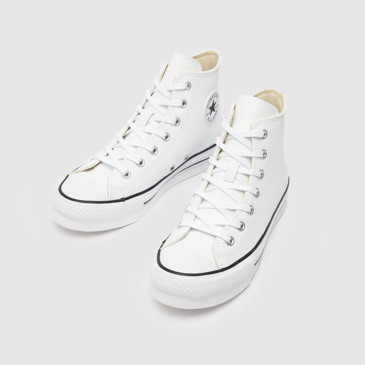 Schuh Converse All Star EVA Lift Hi Youth In White