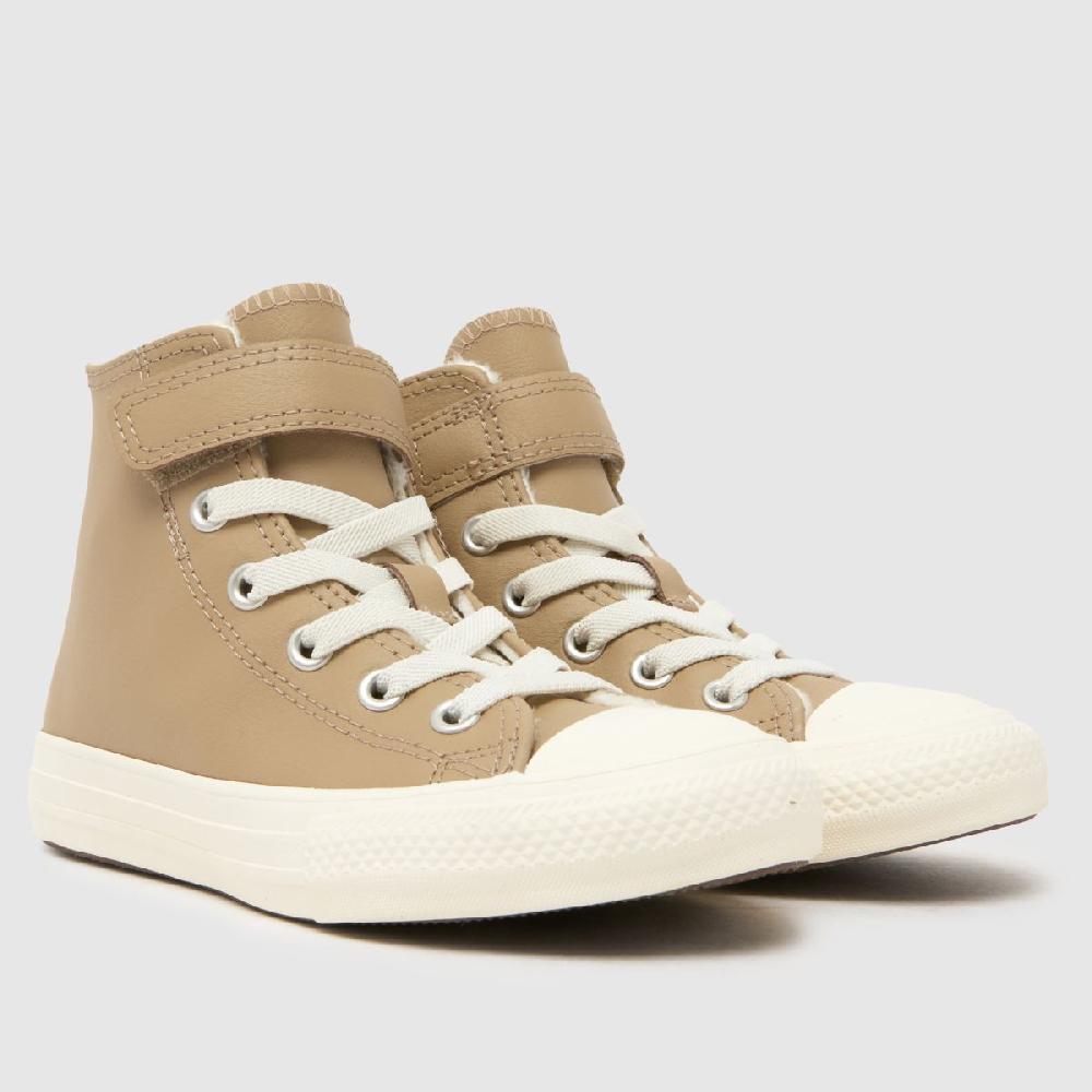 Schuh Converse All Star Hi 1V Junior In Beige