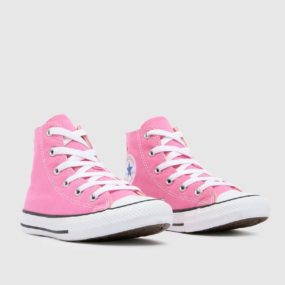 Schuh Converse All Star Hi Girls Junior In Pink