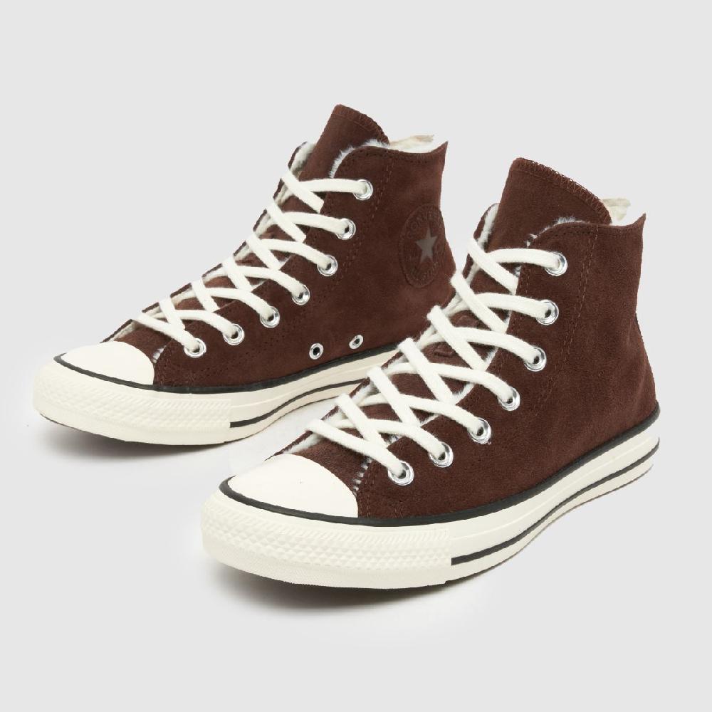 Schuh Converse All Star Hi In Brown