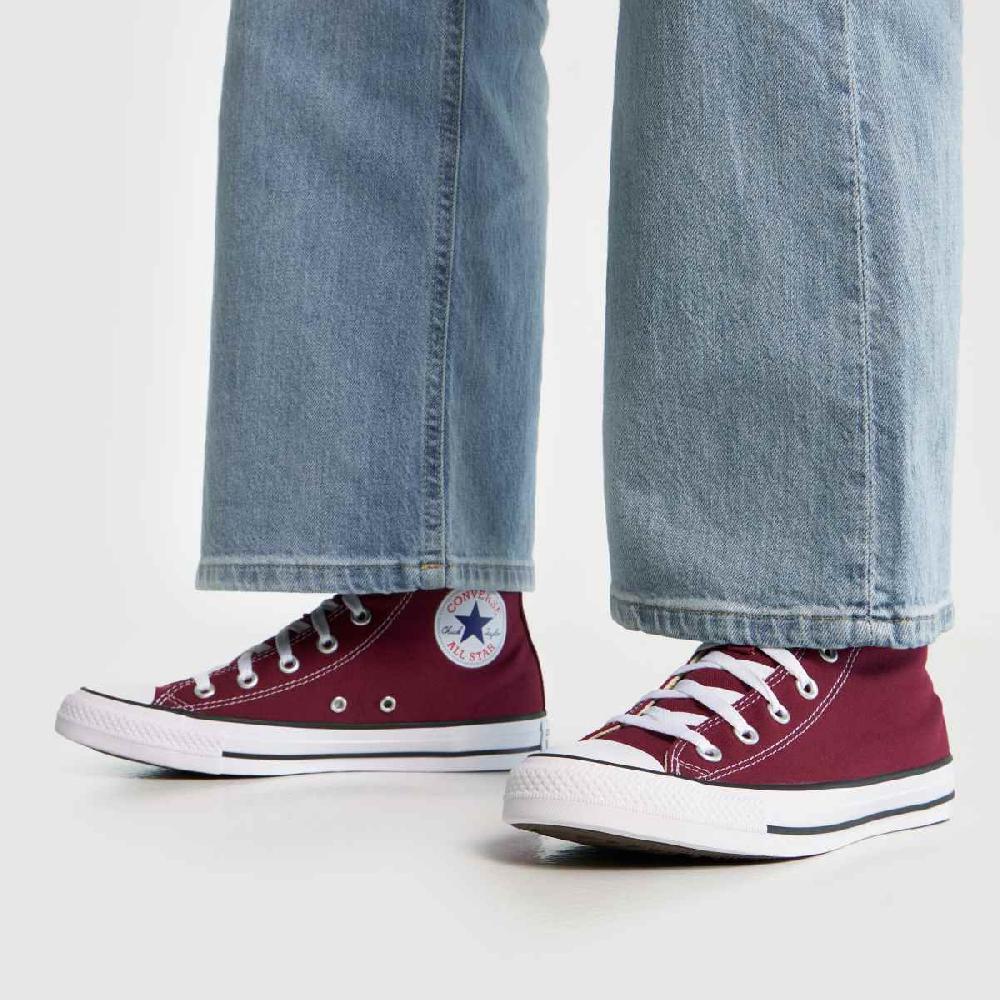Schuh Converse All Star Hi In Burgundy