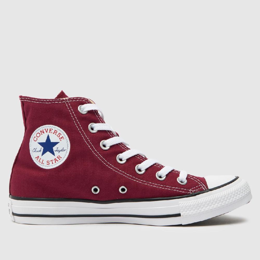 schuh Converse All Star Hi in Burgundy