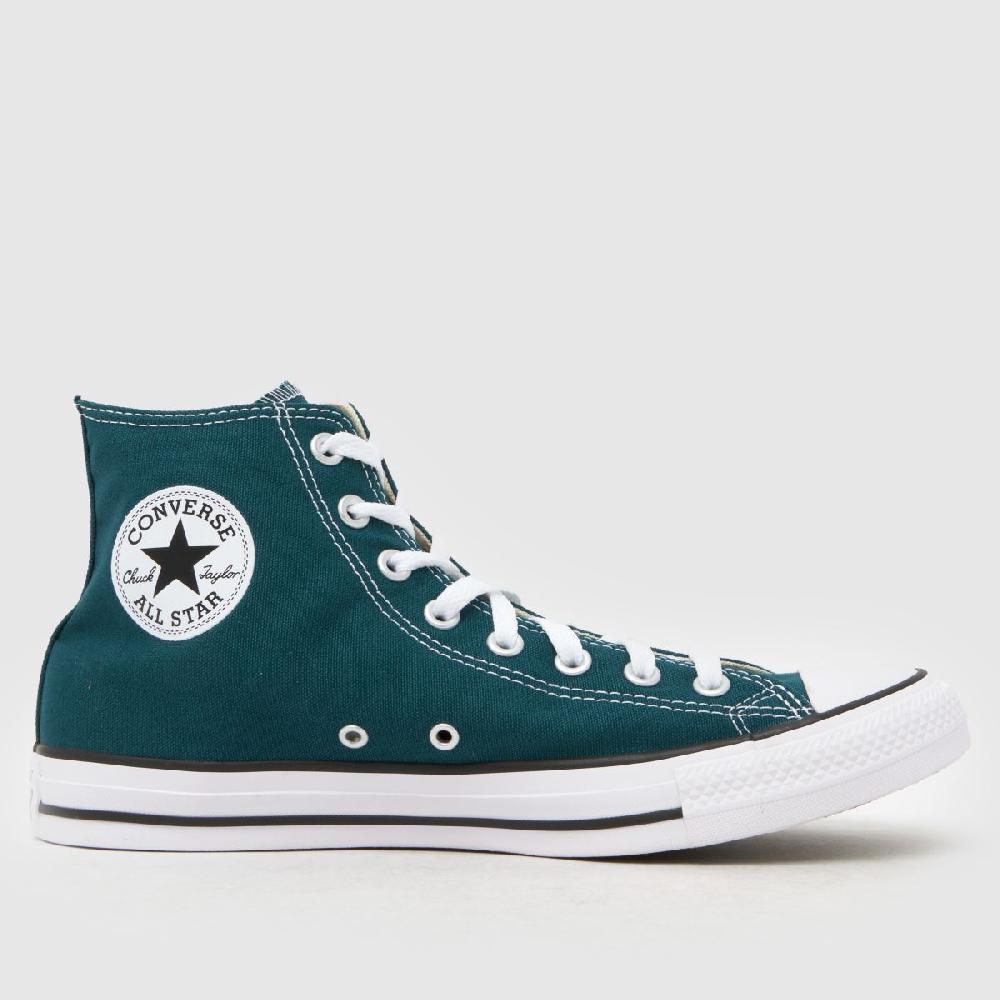 schuh Converse All Star Hi in Dark Green