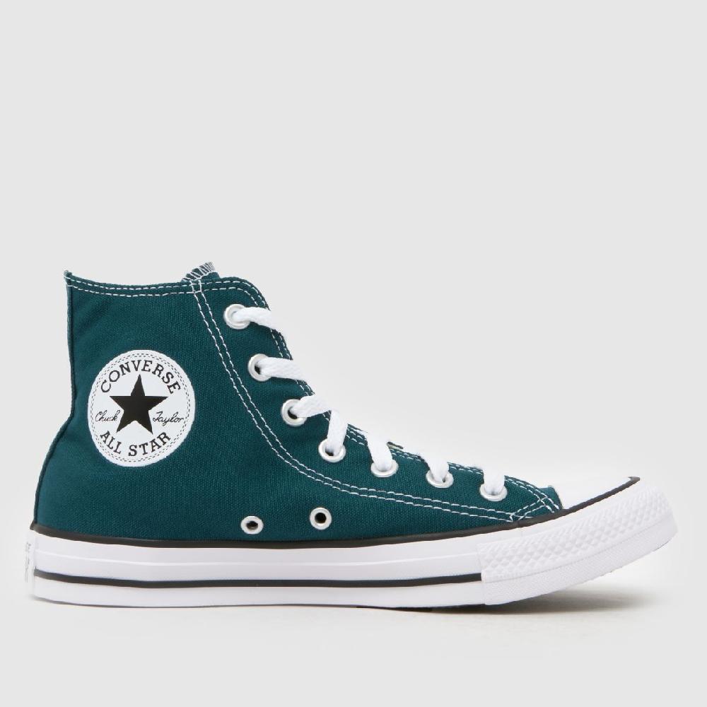 schuh Converse All Star Hi in Dark Green