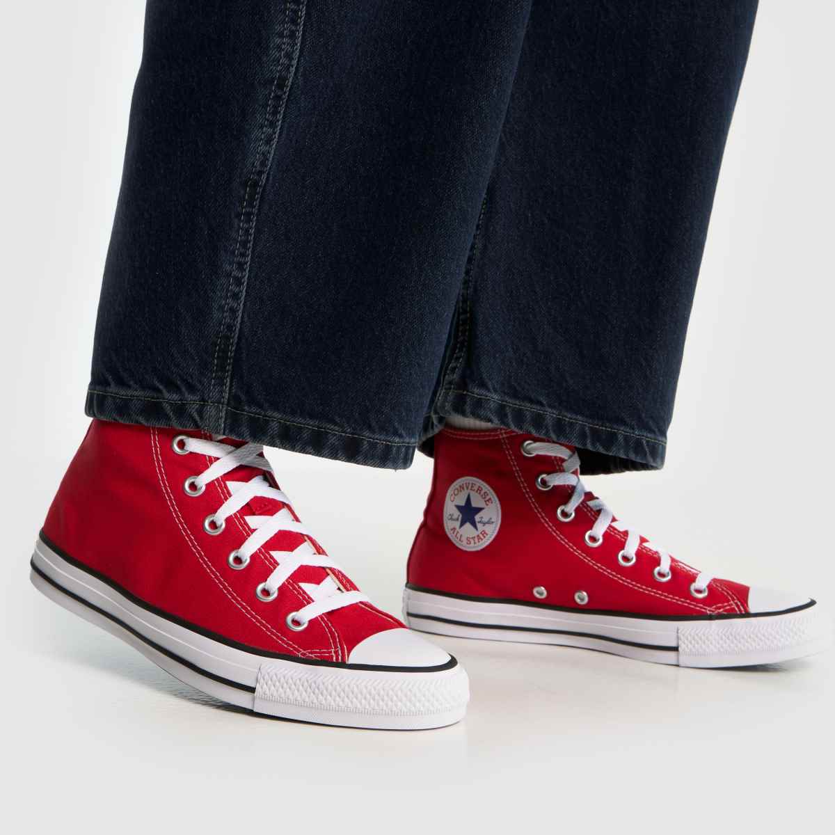 Schuh Converse All Star Hi In Red