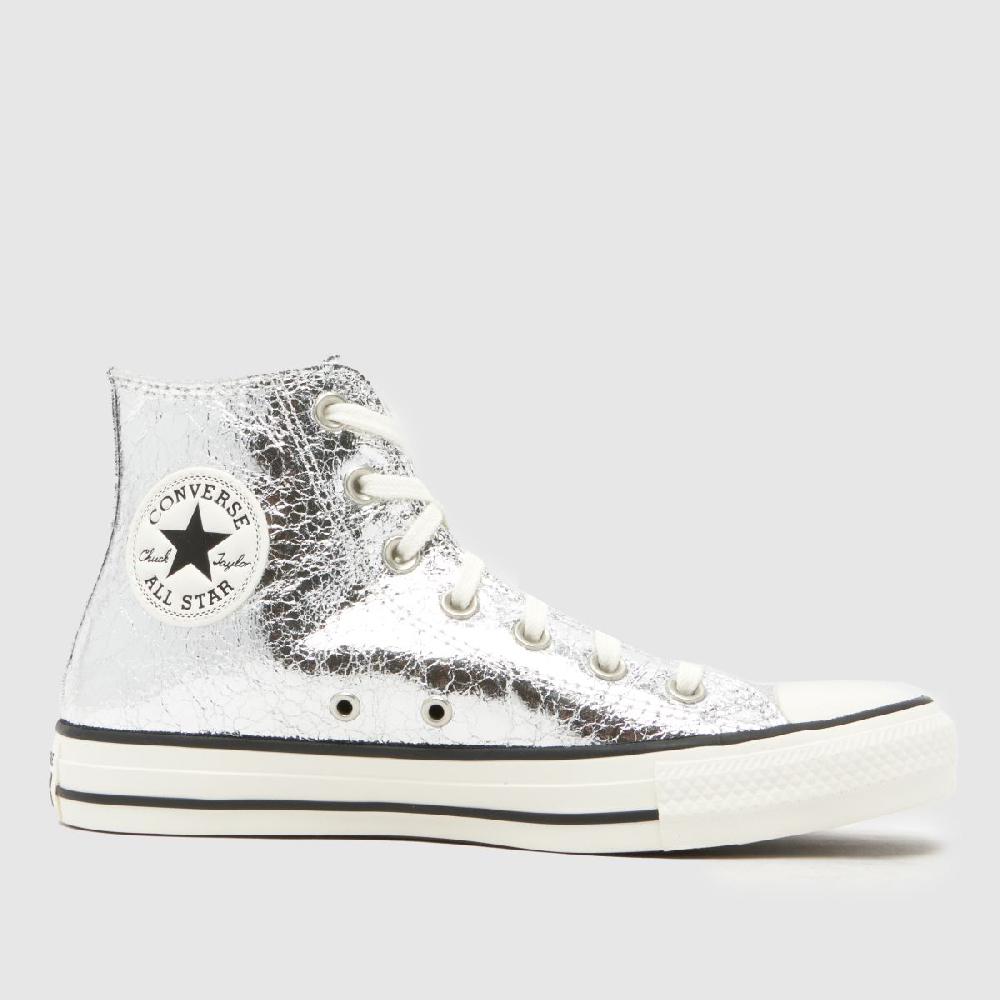 schuh Converse All Star Hi in Silver