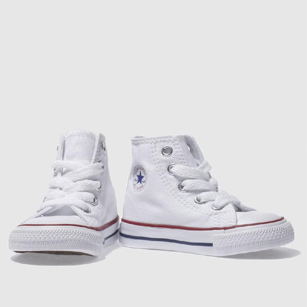Schuh Converse All Star Hi Toddler In White