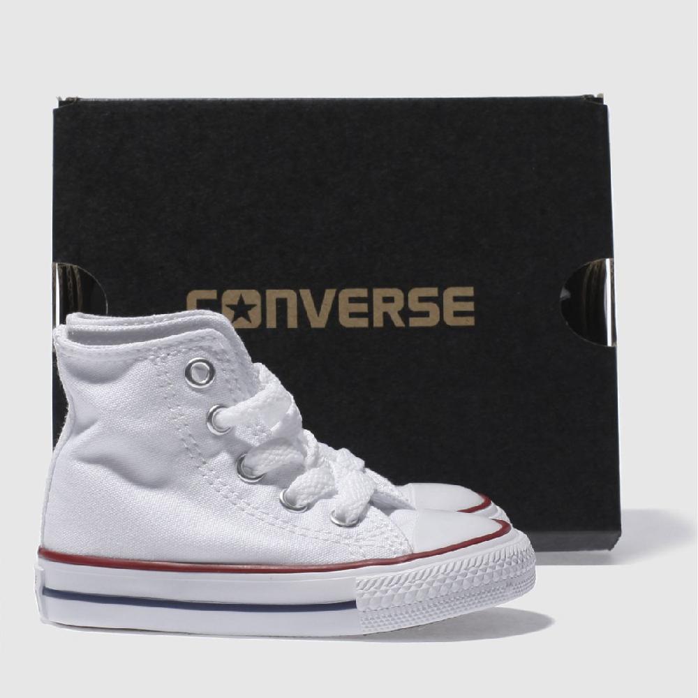Schuh Converse All Star Hi Toddler In White