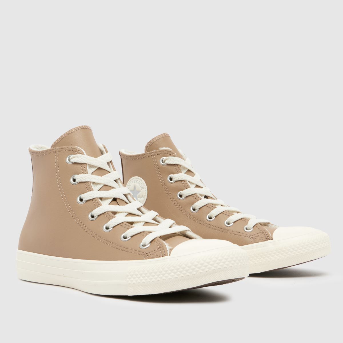 Schuh Converse All Star Hi Youth In Beige