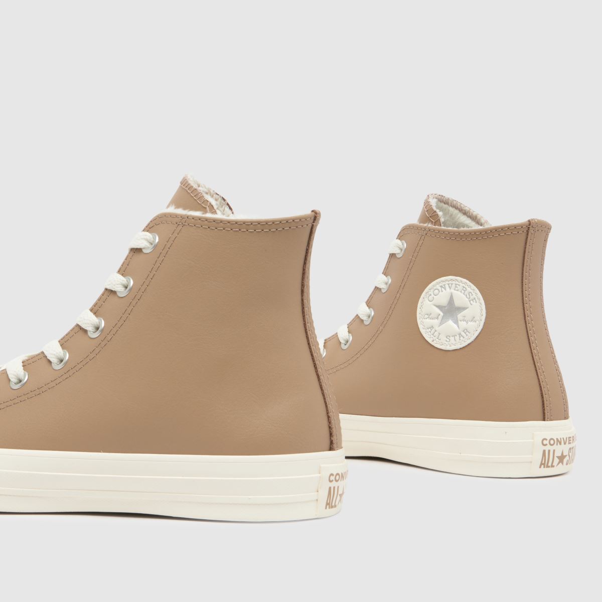 Schuh Converse All Star Hi Youth In Beige