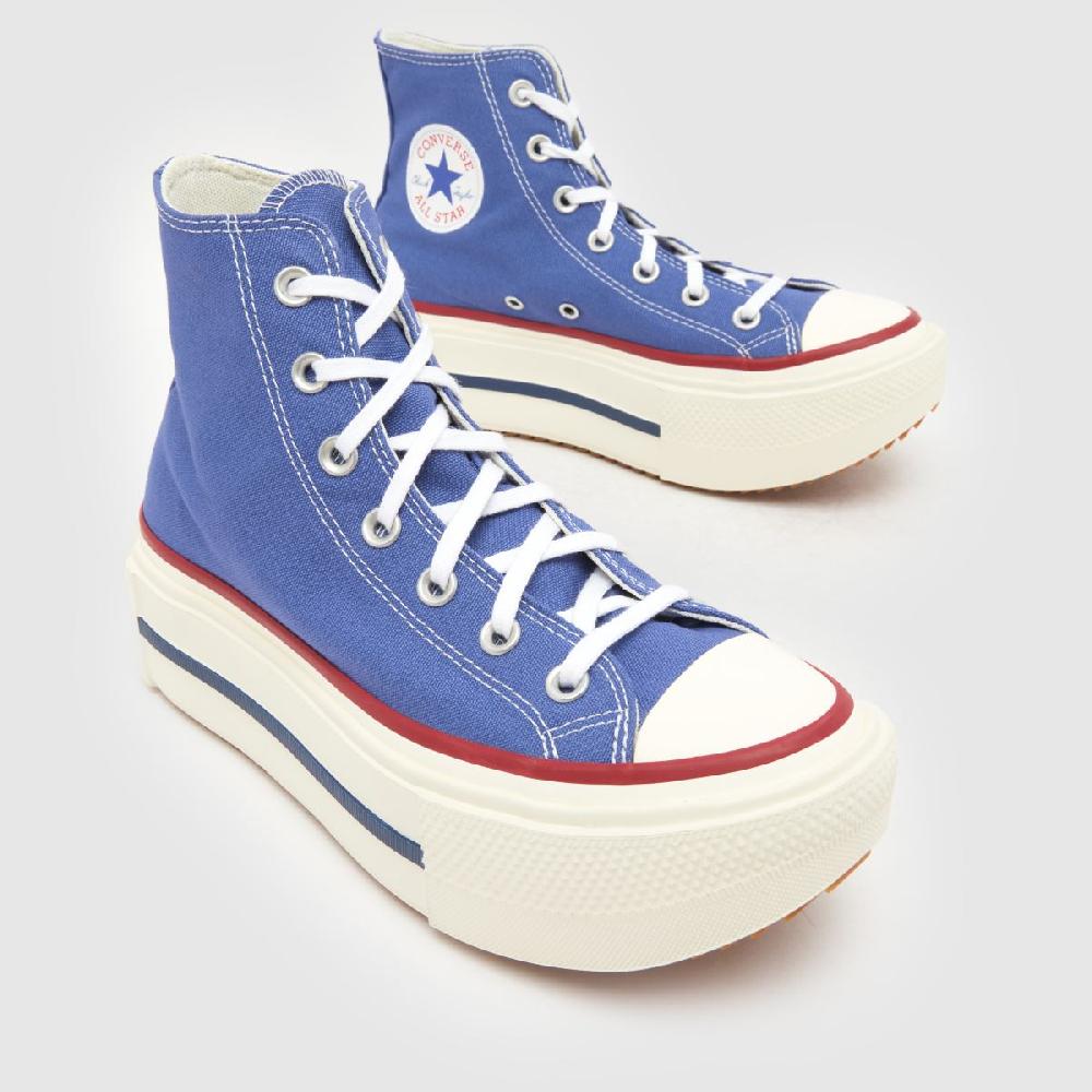 Schuh Converse All Star Lift Double In Blue