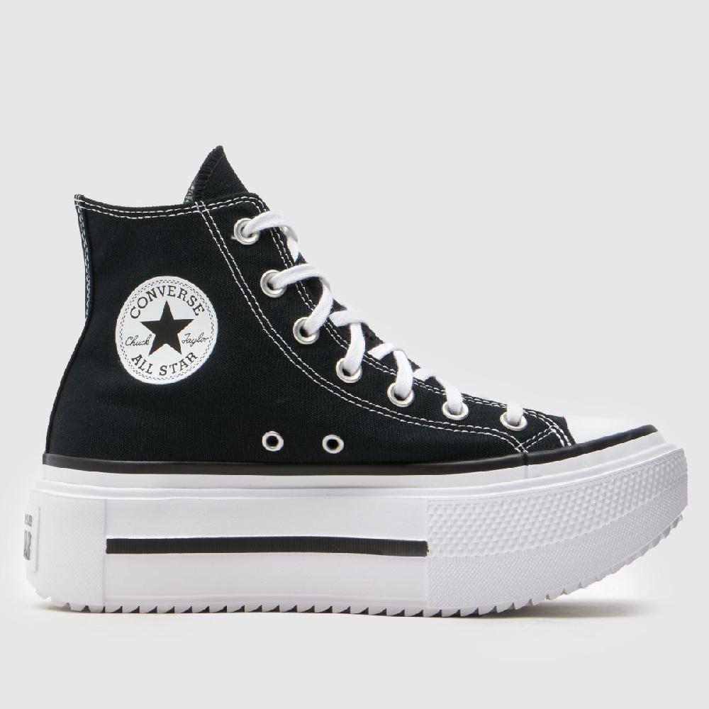 schuh Converse All Star Lift Double Stack in Black