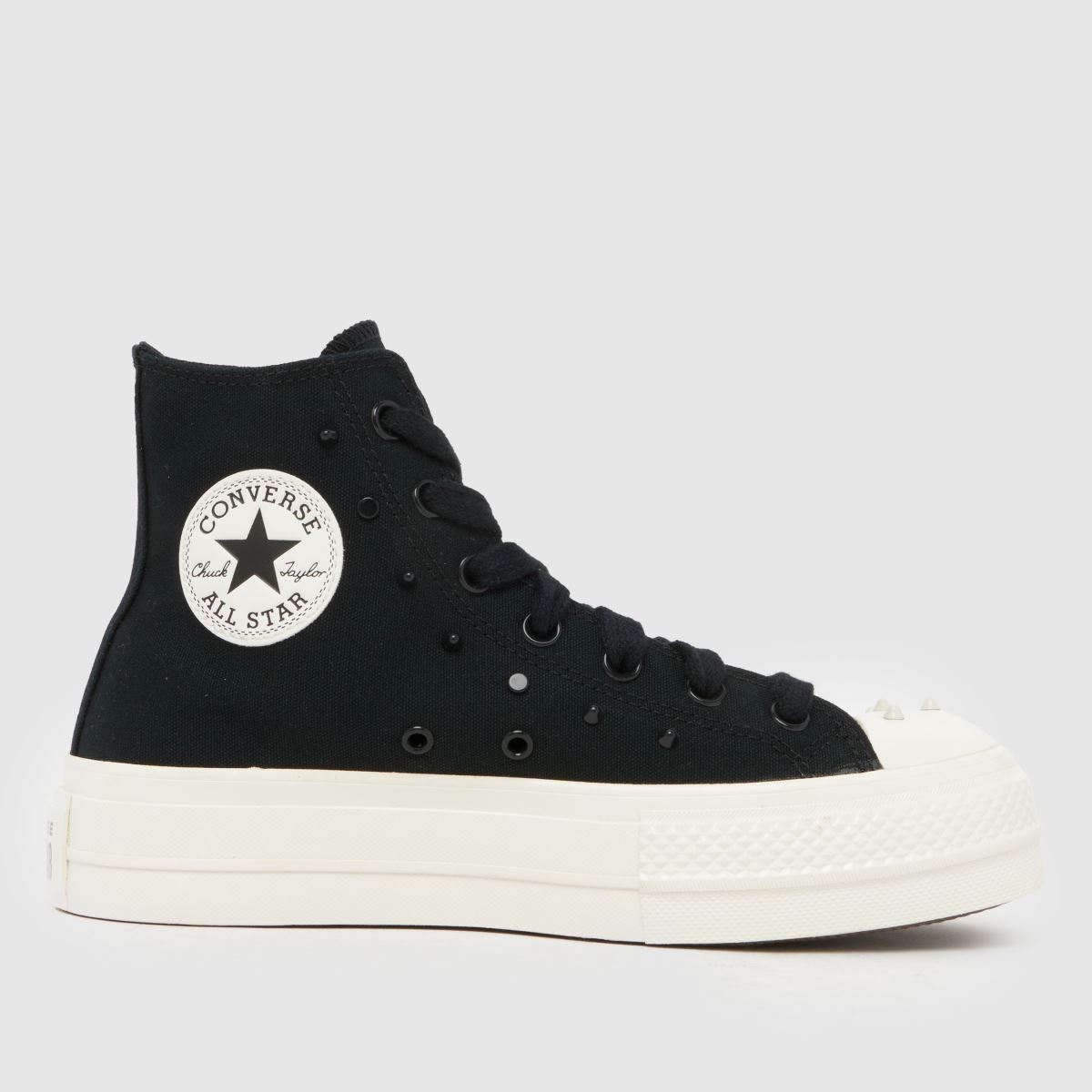 schuh Converse All Star Lift Hi in Black & White