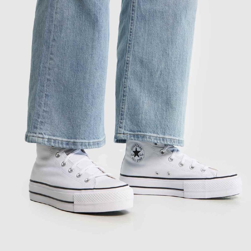 Schuh Converse All Star Lift Hi In White