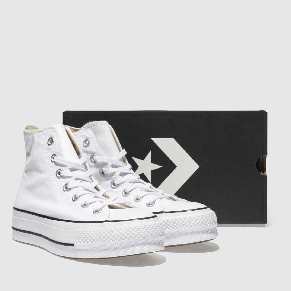 Schuh Converse All Star Lift Hi In White