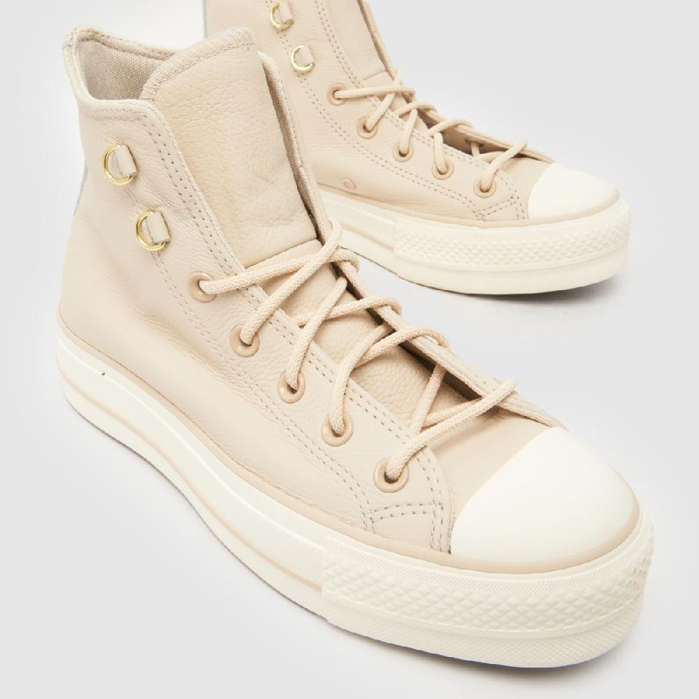 Schuh Converse All Star Lift In Beige Multi