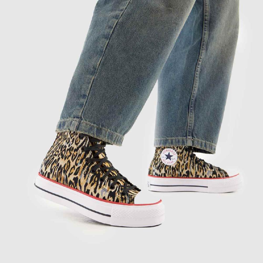Schuh Converse All Star Lift Leopard In Print