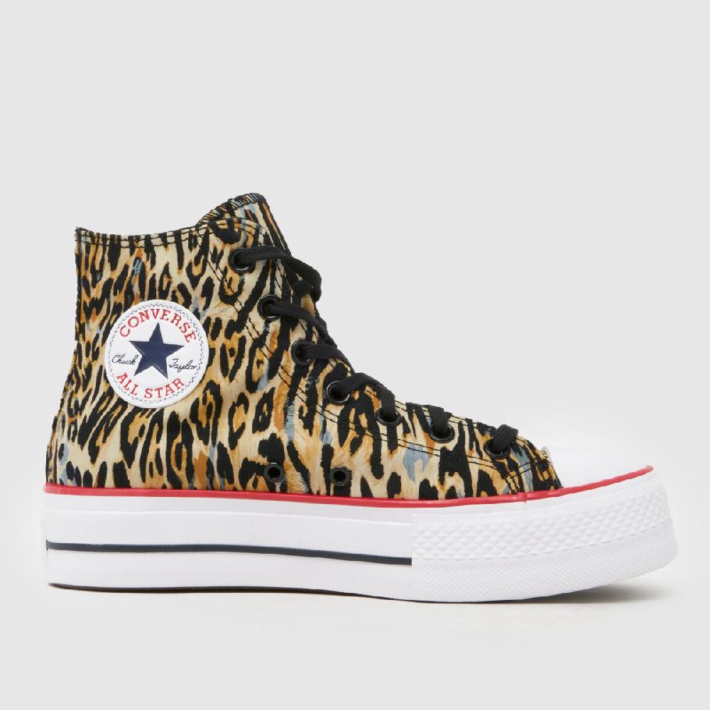 schuh Converse All Star Lift Leopard in Print