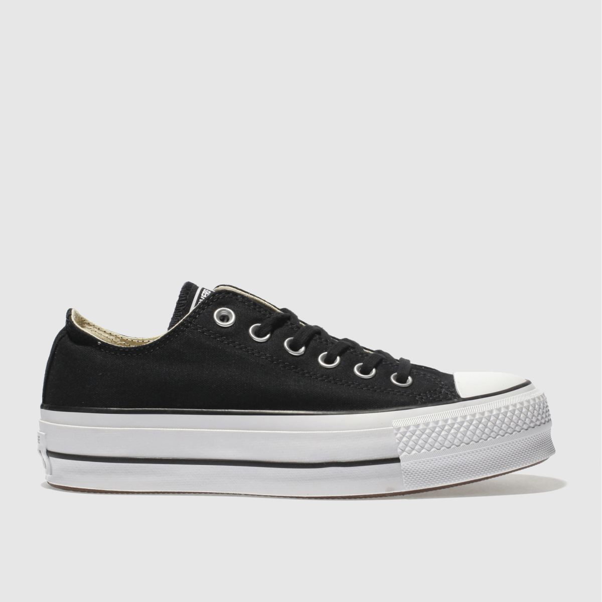 schuh Converse All Star Lift Ox in Black & White