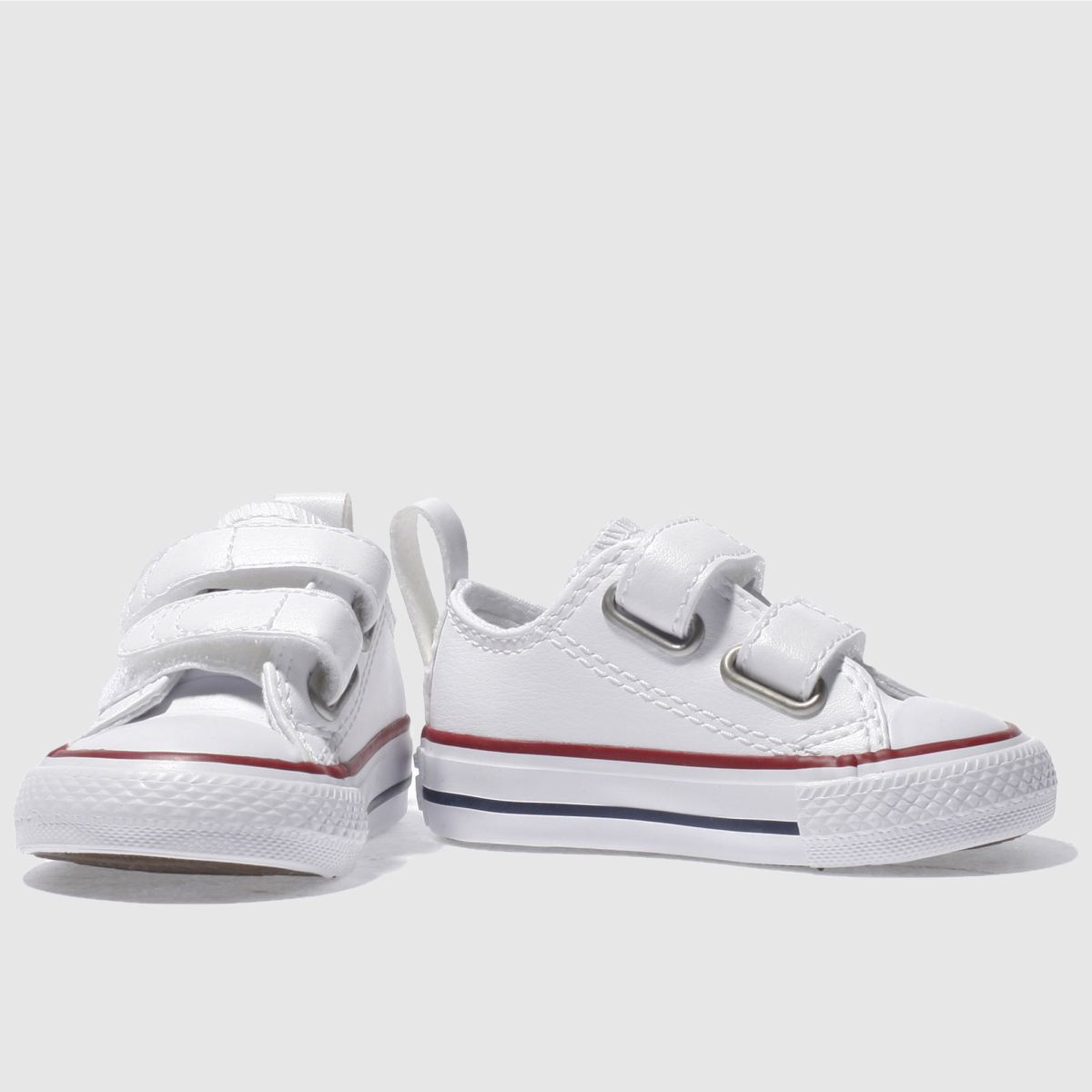 Schuh Converse All Star Lo 2v Toddler In White & Red