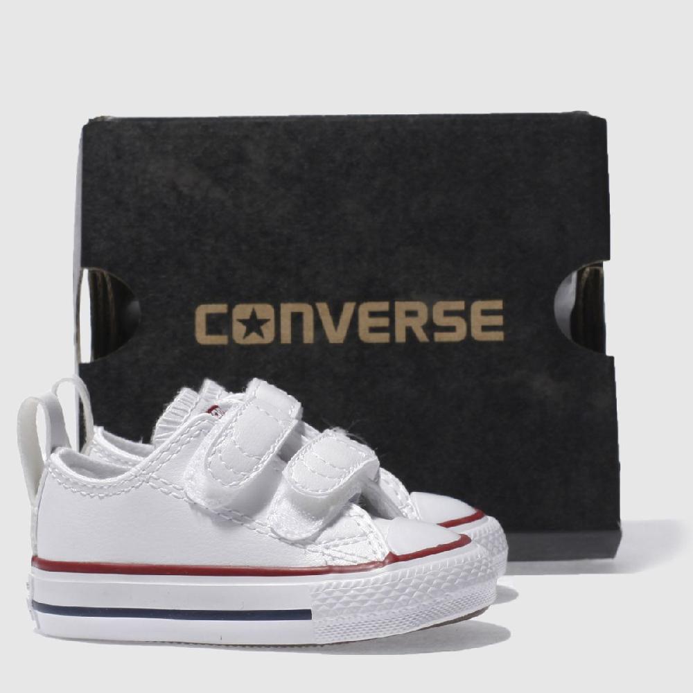 Schuh Converse All Star Lo 2v Toddler In White & Red