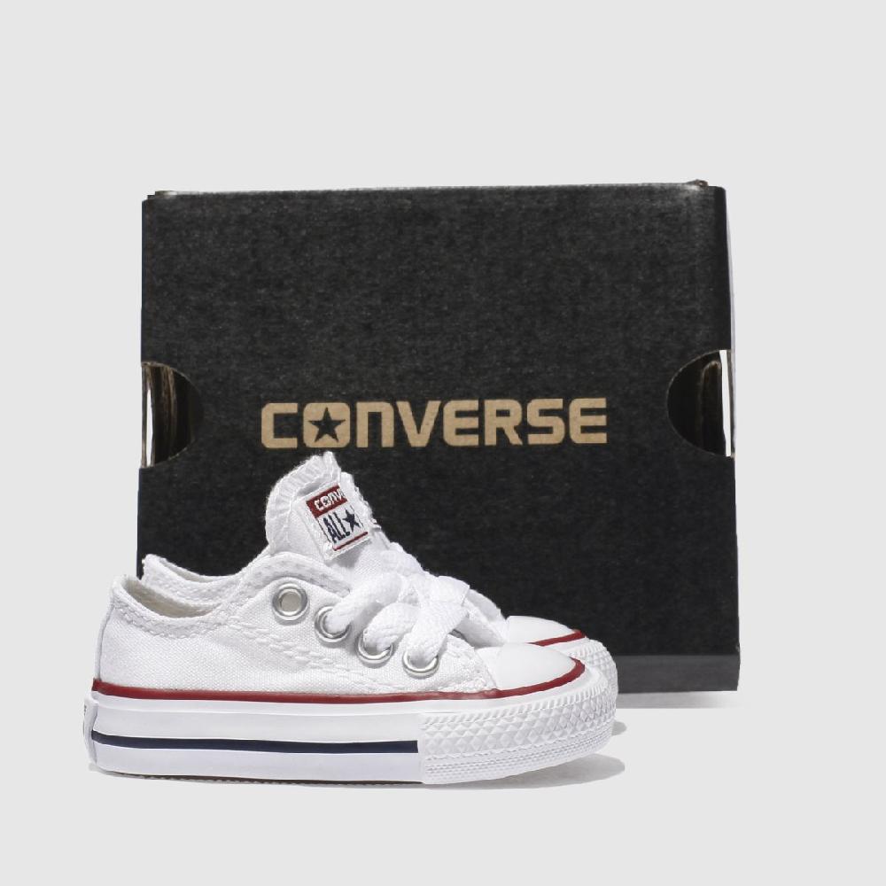 Schuh Converse All Star Lo Toddler In White