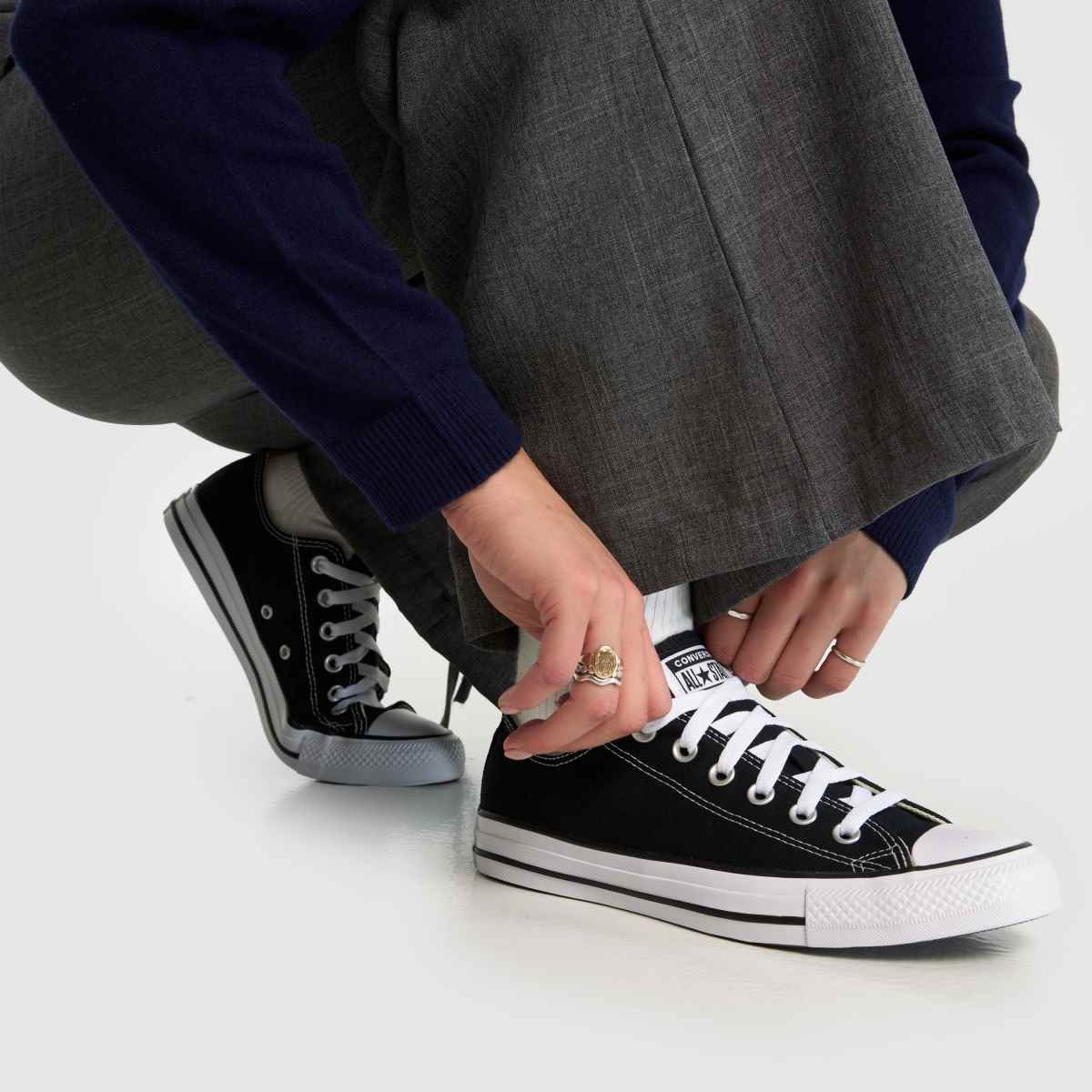 Schuh Converse All Star Ox In Black