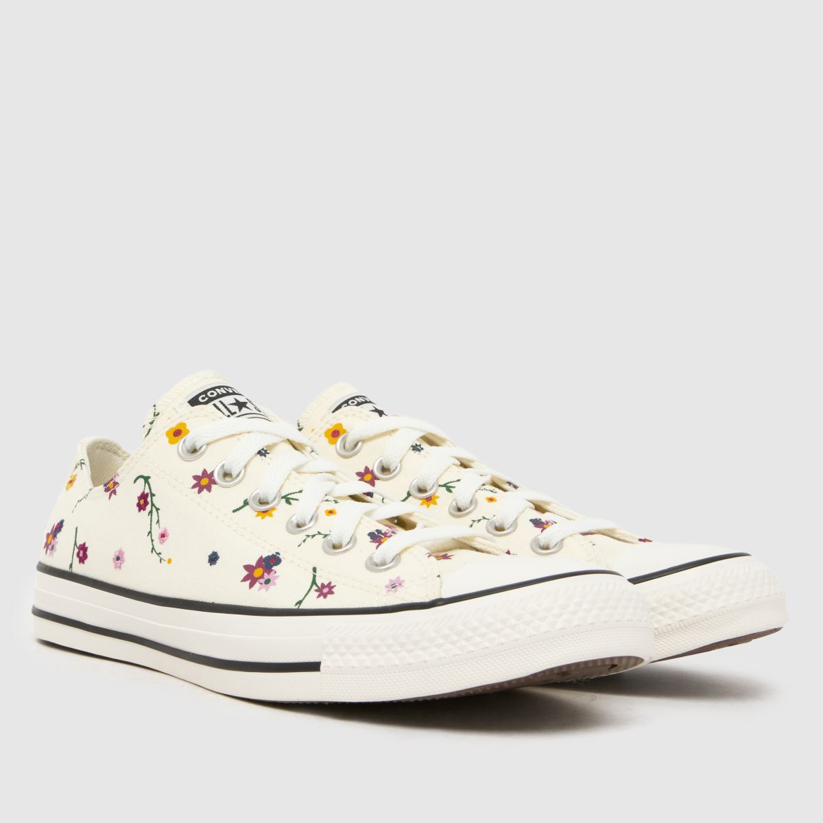 Schuh Converse All Star Ox In White Multi