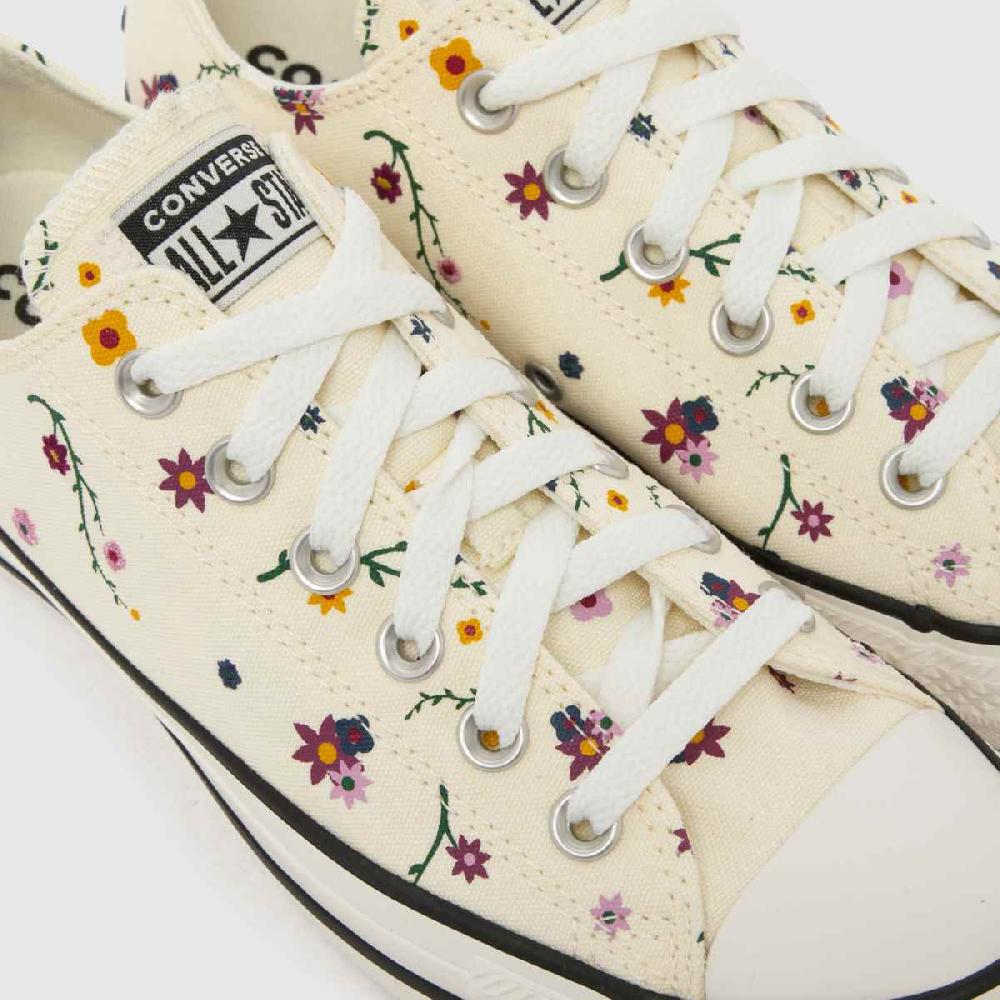 Schuh Converse All Star Ox In White Multi