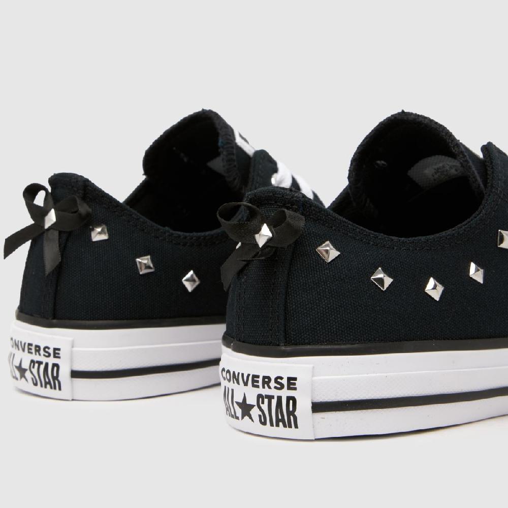 Schuh Converse All Star Ox Stud In Black & White